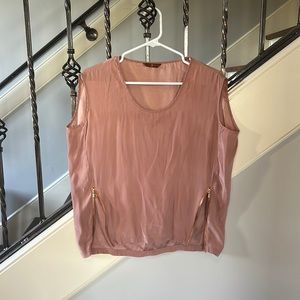 7 For All Mankind Silk Sleeveless Top